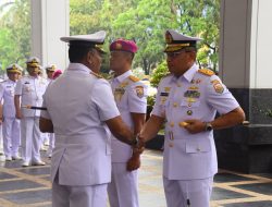 Komandan Lanal Bandung Hadiri Upacara Sertijab Danlantamal III
