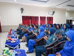 Danlantamal IX Beserta Ketua Korcab IX, Pengurus dan Anggota Jalasenastri Korcab IX DJA III Terima Pengarahan Secara Virtual Dari Pembina Gabungan Jalasenastri Armada RI