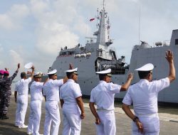 Lantamal I Lepas Keberangkatan Kapal Perang India INS Saryu P54