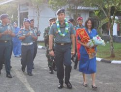 Tradisi Penyambutan Komandan Lanal Nias