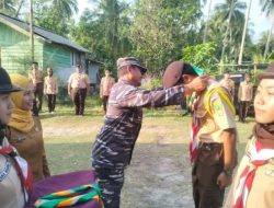 Paspotmar Lanal Bintan Membuka Kegiatan Perkemahan Wirakarya Satuan Karya Bhakti Husada II Di Bintan