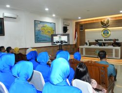 Komandan Lanal Bandung Bersama Prajurit Menerima Sosialisasi PT. ASABRI dan Bank Wori Saudara di Lingkungan Lanal Bandung