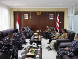 Komandan Lanal Dumai Sambut Hangat Kunjungan Wakil Bupati Kepulauan Meranti