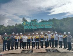 Danlanal Nias Hadiri Groundbreaking Rumah Sakit Pratama Nias Barat