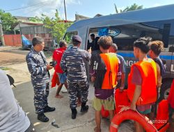 Danlanal Bintan Terima Korban Kecelakaan Laut KM. Maju Jaya Yang Tenggelam Di Perairan Pulau Tebing