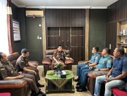 Sinergitas Danlanal Dabo Singkep Kunjungan Kerja ke Kajari Kabupaten Lingga