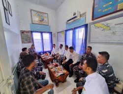 Danlanal Simeulue Laksanakan Kunjungan Kerja Ke Posal Labuhan Bajau