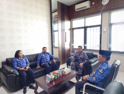 Perkuat Kerjasama Kemaritiman, Komandan Lanal Bintan Terima Kunjungan Kepala Distrik Navigasi Kelas I Tanjungpinang