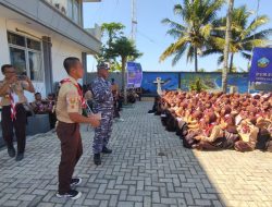 Lanal Bandung, Posal Pangandaran Bangun Mental Para Siswa/i SMKN 1 Pangandaran Menjadi Pelajar Yang Berdisiplin, Berkarakter dan Cerdas