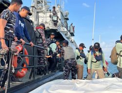 KRI Hasan Basri-382 Dukung Ekspedisi Rupiah Berdaulat di Kepulauan Riau, Tiba di Dabo Singkep