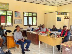 Danlanal Simeulue dan Korwil MBG Kabupaten Simeulue Tinjau Lokasi Rencana Pembangunan Dapur Makan Bergizi Gratis di Desa Pulau Siumat