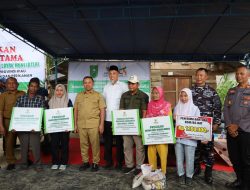 Sinergi Membangun Negeri, Danlanal Dumai Hadiri Pembangunan Rumah Tinggal Layak Huni Bagi Masyarakat Pesisir