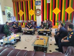 Lanal Sabang Terima Kunjungan Kerja Kepala Pangkalan PSDKP Lampulo Banda Aceh di Mako Lanal Sabang