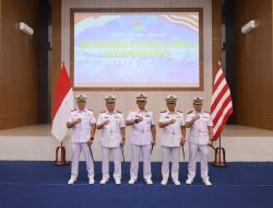 Danlanal Bintan Hadiri Sertijab Asops Danlantamal IV, Dansatrol Lantamal IV, dan Kafasharkan Mentigi