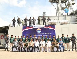 TNI AL Bersama Bank Indonesia Gelar Ekspedisi Rupiah Berdaulat di Perairan Provinsi Kalimantan Selatan