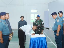 Jaga Transparansi dan Objektivitas Seleksi Penerimaan Prajurit TNI AL, Panitia Daerah Lantamal IX Ambon Laksanakan Penandatanganan Pakta Integritas