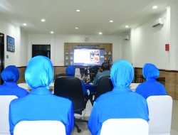 Komandan Lanal Bandung Beserta Ketua Jalasenastri Cabang 9 Korcab III DJA I Ikuti Tatap Muka Pembina Utama Dengan Anggota Jalasenastri Dalam Rangka Hut Ke-79 Jalasenastri