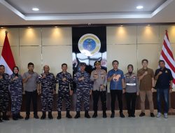 Perkuat Solidaritas TNI-POLRI, Komandan Lanal Dumai Terima Kunjungan Silaturahmi Kapolres Dumai