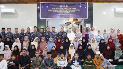 Jelang HUT Ke-80 TNI Angkatan Laut, Dankodaeral IX Ambon Gelar Doa Bersama dan Berbagi Untuk Anak Yatim Piatu