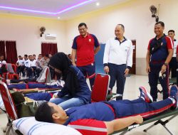 Jelang Hari Jadi Ke-80 TNI AL, Kodaeral IX Ambon Gelar Olahraga Bersama dan Donor Darah