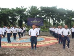 Lanal Bengkulu Gelar Olahraga Bersama, Wujudkan Prajurit dan Keluarga Yang Prima