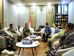 Perkuat Sinergitas, Komandan Kodaeral I Laksanakan Courtesy Call Ke Walikota Medan