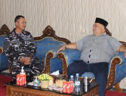 Danlanal Bengkulu Silaturahmi Dengan Bupati Bengkulu Selatan, Pererat Kemitraan TNI AL Dengan Pemerintah Daerah