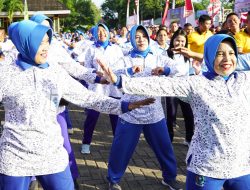 Prajurit Kodaeral IX Ambon Meriahkan Olahraga Bersama Songsong HUT Ke-80 TNI Tahun 2025