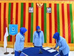 Ketua Cabang 3 Daerah Kodaeral I Gabungan Jalasenastri Koarmada RI Pimpin Reorganisasi Kepengurusan dan Dilanjutkan Kegiatan Posyandu Rutin