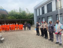 Danlanal Bintan Hadiri Acara Pemusnahan Barang Bukti Narkoba di BNN Provinsi Kepri