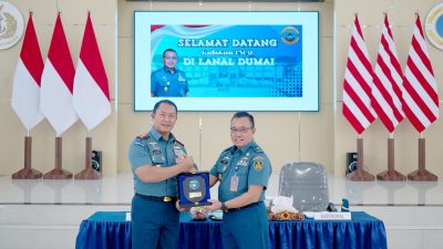 Safari Hukum Kadiskum TNI AL di Lanal Dumai, Tegaskan Pentingnya Pemahaman Hukum Bagi Prajurit