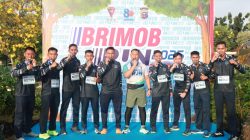 Pererat Silaturahmi Untuk Memperkokoh Sinergitas, Pangkalan TNI Angkatan Laut Dumai Turut Meriahkan Brimob RUN 2025