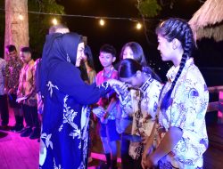 Semangat Kebersamaan TNI AL, Dankodaeral X Jamu Prajurit KRI Teluk Palu-523 dan Saka Bahari Dalam Kekeluargaan