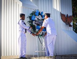 Dankodaeral IX Pimpin Upacara Ziarah dan Tabur Bunga Dalam Rangka HUT Armada RI Tahun 2025