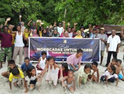 Peringati 31 Tahun Pengabdian, Moro Cadas Bagikan Sembako Untuk Masyarakat Pesisir di Maluku Tengah