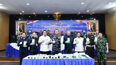 Kodaeral I Musnahkan 41,7 Kg Ketamine, Tegaskan Komitmen TNI AL Amankan Laut Indonesia