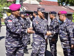 Wakasal Tinjau Fasilitas Strategis Kodaeral X, Perkuat Kesiapan TNI AL Diujung Timur NKRI