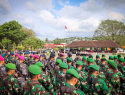Komitmen Jaga Stabilitas Kamtibmas Nataru di Maluku, Dankodaeral IX Hadiri Apel Gelar Pasukan Operasi Lilin Salawaku 2025