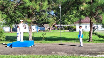 Dalam Rangka Memperkuat Semangat Nasionalisme, Lanal Simeulue Laksanakan Upacara Peringatan Ke-77 Hari Bela Negara Tahun 2025