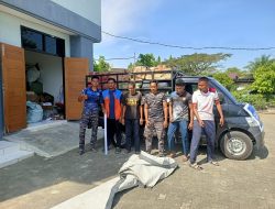 Pos TNI AL Meulaboh Salurkan Bantuan Kemanusiaan Bagi Korban Banjir di Kabupaten Tamiang