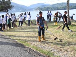 Lanal Sabang Bersama Forkopimda Kota Sabang Gelar Gotong Royong Bersih Pantai Paradiso dan Sabang Fair