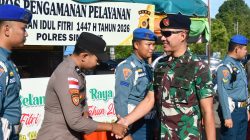 Danlanal Simeulue Bersama Forkopimda Laksanakan Pemantauan Arus Mudik Di Pelabuhan Penyeberangan