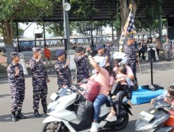 Jelang Hari Raya Idul Fitri, Mudik Gratis Bersama TNI AL Tiba Di Dermaga Surabaya