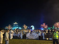 Obor Kemenangan Menyambut Idul Fitri, Danlanal Bintan Lepas Pawai Takbir Keliling